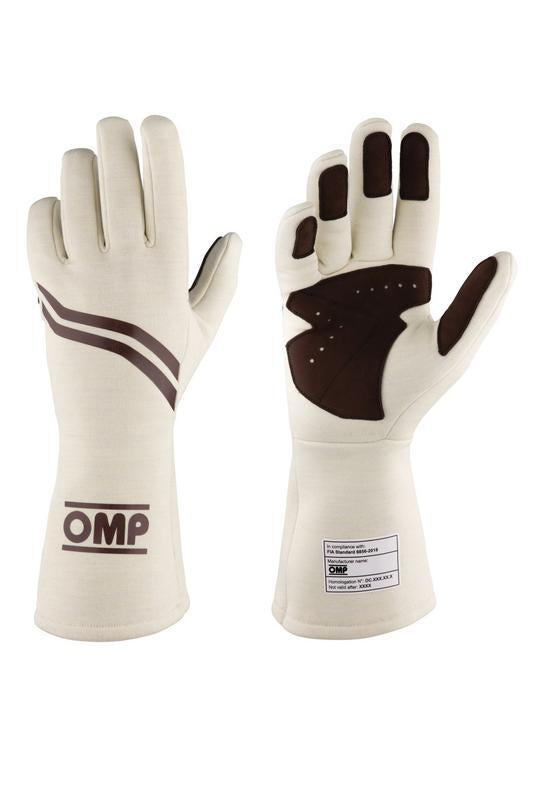 OMP DIJON GLOVES FIA 8856-2018 my2025 CREAM SZ M