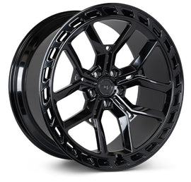 Vossen X Urban Forged UVX - 22x10.5 - ET26 - 5x120 - 72.6 - GB - Gloss Black - Defender Front