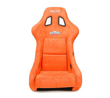 Load image into Gallery viewer, NRG FRP Bucket Seat ULTRA Edition W/ Grey Pearlized Back / Orange Microfiber Material - Large