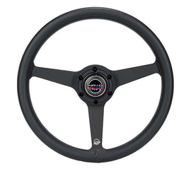 NRG Aluminum Steering Wheel 330mm - Heritage Solid Spoke - Ergonomic Grip - Anadized Black