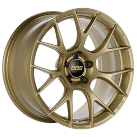 BBS RE-V7 19x10 5x120 ET22 PFS Gloss Gold Wheel - 82mm PFS/Clip Required