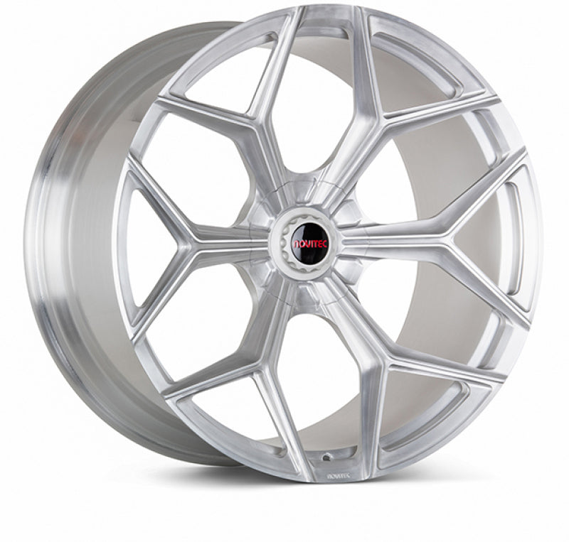 Vossen x Novitec NL4-5L 22x12.5 - 5x120 BP - ET34 Brushed Gloss Clear Lamborghini Revuelto Rr Wheel
