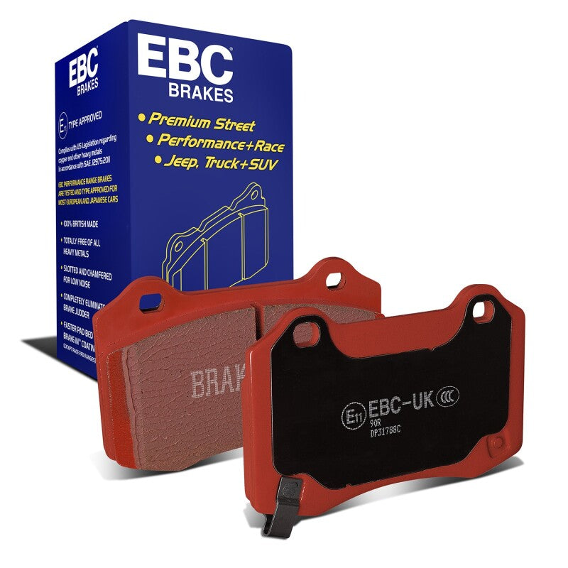 EBC 15+ Cadillac CTS 3.6 Twin Turbo Redstuff Rear Brake Pads