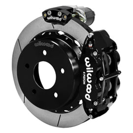 Wilwood 88-98 GM C1500 Superlite Rear Electronic Parking Brake Kit 12.88in Rotor 3.25in Offset - Blk