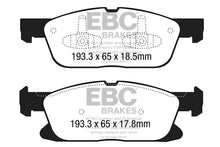 Load image into Gallery viewer, EBC 15+ Ford Edge 2.0 Turbo FWD Yellowstuff Front Brake Pads