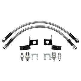 Wilwood flexline kit 14IN -3 hose M1.5 IF 1/8-27 NPT W/BRACKET