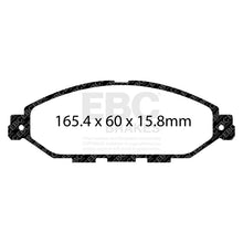 Load image into Gallery viewer, EBC 14+ Infiniti QX60 3.5 Greenstuff Front Brake Pads