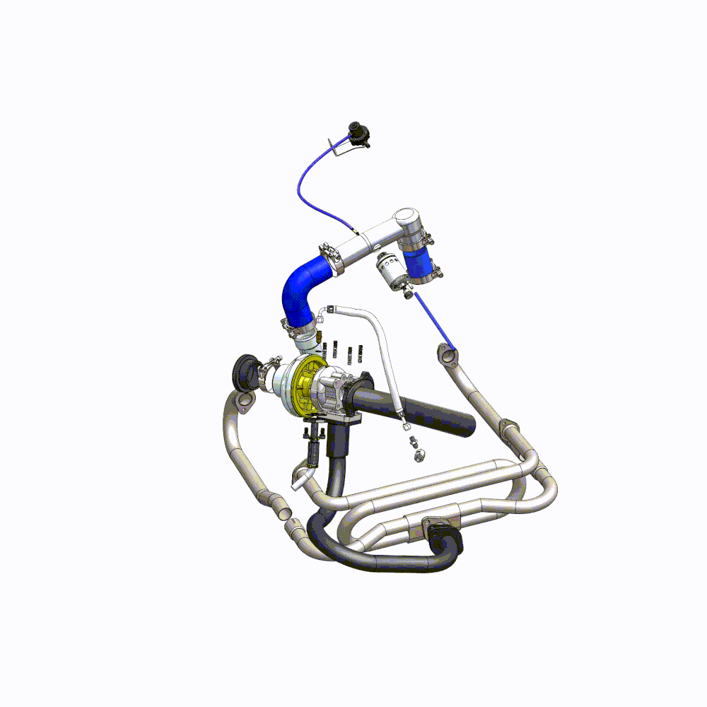 SPA Turbo VW Beetle/Bug turbo kit for single carburetor for T2 turbochargers - Without turbo