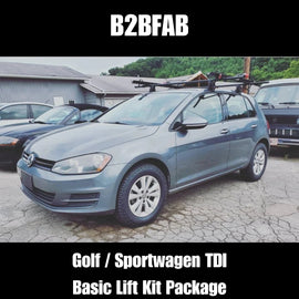 VW Mk7 Golf, Sportwagen TDI Basic Lift Kit Package