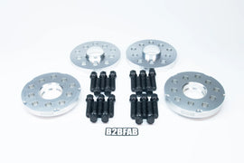 B2BFAB Mk8 GTI Flush wheel Spacer Kit With Hardware For OEM 19 wheels 10mm | 15mm