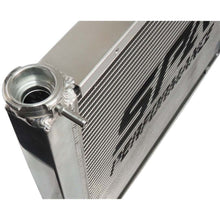 Load image into Gallery viewer, SPA Turbo Lightweight Late Model Radiator - Double Pass - 26.8" x 19.6" + Remote Fill Tank - Red Cap