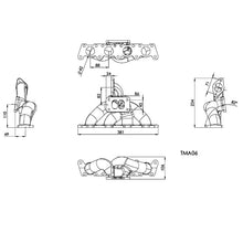 Load image into Gallery viewer, SPA Turbo VW MKIV GTI T3 Twin Scroll Top Mount Flange Turbocharger Exhaust Manifold + Cast Aluminum Intake Manifold