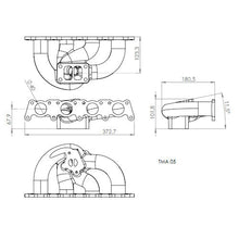 Load image into Gallery viewer, SPA Turbo VW MKIV GTI T3 twin scroll turbo manifold + Cast Aluminum Intake Manifold + 252 / 260 High Performance Camshaft set