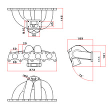 Load image into Gallery viewer, SPA Turbo VW MKIV GTI T3 turbo manifold + Cast Aluminum Intake Manifold