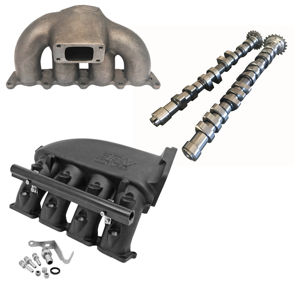 SPA Turbo VW MKIV GTI T3 turbo manifold + Cast Aluminum Intake Manifold + 252 / 260 High Performance Camshaft set