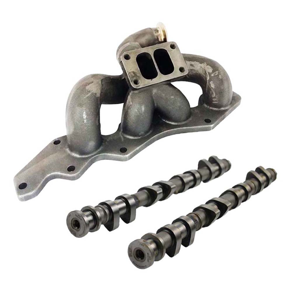SPA Turbo Ford Focus SE Duratec Twin scroll T3 turbo manifold 90 degree wastegate + 282°/ 262° Camshaft For Ford Duratec