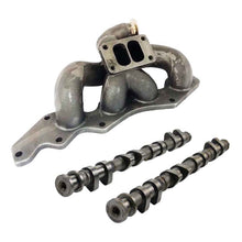 Load image into Gallery viewer, SPA Turbo Ford Focus SE Duratec Twin scroll T3 turbo manifold 90 degree wastegate + 282°/ 262° Camshaft For Ford Duratec
