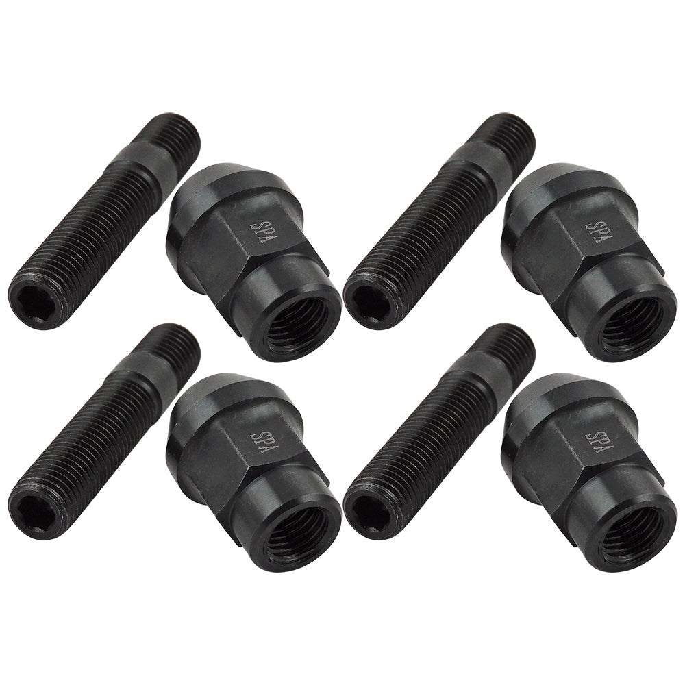 SPA Turbo FORGED WHEEL STUD AND NUT COMPETITION TYPE 62mm M12x1.5 – Pack of 4