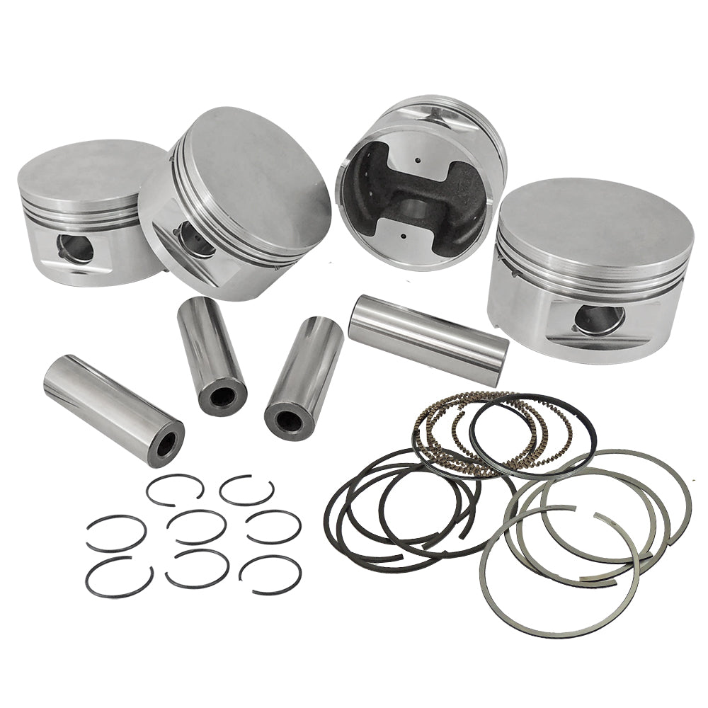 SPA Turbo Forged piston flat top set 87mm 2.0 / 2.2L 8V C20NE Chevy Euro