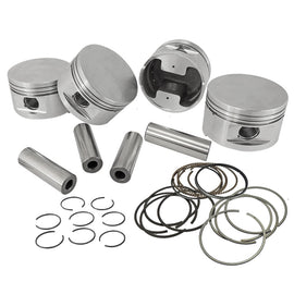 SPA Turbo Forged piston flat top set 87mm 2.0 / 2.2L 8V C20NE Chevy Euro