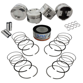 SPA Turbo Forged piston and rings set 83mm VW/Audi 2.0L TSI 20mm pin