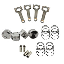 Load image into Gallery viewer, SPA Turbo FORGED PISTON AND RINGS SET 83,5MM VW/AUDI 2.0L TSI + 144MM X 20MM HIGH PERFORMANCE STEEL BASIC CONNECTING ROD SET 3/8" BOLT (600HP)