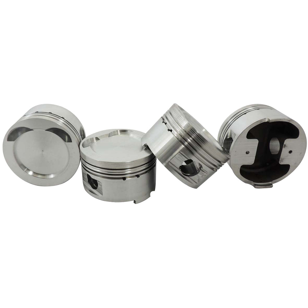 SPA Turbo Forged piston and rings set 83mm VW 2.0L 16V ABF + VW 159mm x 20mm High Performance Steel Basic Connecting Rod set 3/8" bolt (1000hp) + Decompression Head Gasket Spacer - 1.5mm + 136mm head stud set