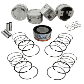 SPA Turbo Forged piston and rings set 83mm VW 2.0L 16V ABF