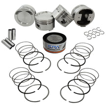 Load image into Gallery viewer, SPA Turbo Forged piston and rings set 83.5mm VW 2.0L 16V ABF + VW 159mm x 20mm High Performance Steel Basic Connecting Rod set 3/8" bolt (1000hp)
