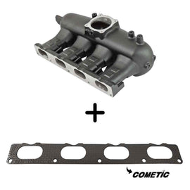 SPA Turbo VW AUDI 2.0T FSI / 2.0 TSI aluminum intake manifold - Black - NEW VERSION + COMETIC intake manifold Flange Gasket