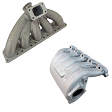 Load image into Gallery viewer, SPA Turbo VW Jetta / Golf MK5 2.5L 5 cylinder 20V 07K T3 top mount turbo manifold + Intake manifold