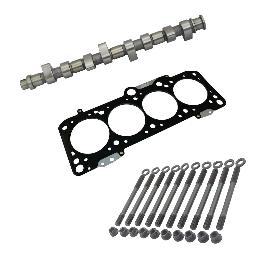 SPA Turbo VW 8V 276 N/A application hydraulic tappets performance camshaft + High Compression Head Gasket - 0.9mm + 136mm head stud set