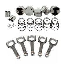 Load image into Gallery viewer, SPA Turbo Forged piston and rings set 83.5mm VW 2.5L Jetta MK5 07k + VW 144mm x 20mm Super A connecting rod set 7/16" bolt (1000hp)