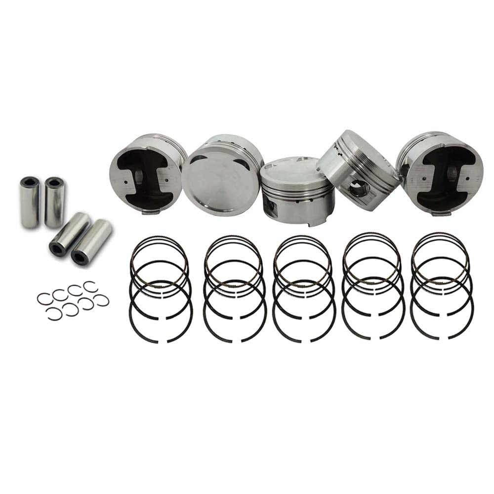 SPA Turbo Forged piston and rings set 83.5mm VW 2.5L Jetta MK5 07k + VW 144mm x 20mm Super A connecting rod set 7/16" bolt (1000hp)