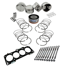 Load image into Gallery viewer, SPA Turbo Forged piston and rings set 83mm VW 2.0L 16V ABF + Decompression Head Gasket Spacer - 1.5mm + 136mm head stud set