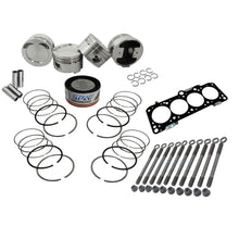 Load image into Gallery viewer, SPA Turbo Forged piston and rings set 83.5mm VW 2.0L 16V ABF + Decompression Head Gasket Spacer - 1.5mm + Head stud set