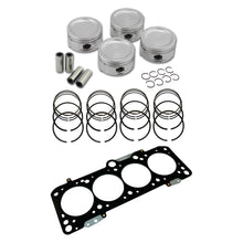 Load image into Gallery viewer, SPA Turbo Forged piston and rings set 82mm VW 1.8L 8V + VW 8v/16v decompression Head Gasket Spacer - 1.5mm