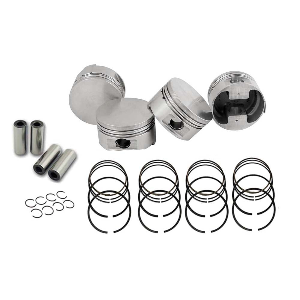 SPA Turbo Forged flat top piston and rings set 83.5mm VW 2.0L 8V + Application solid tappets performance camshaft