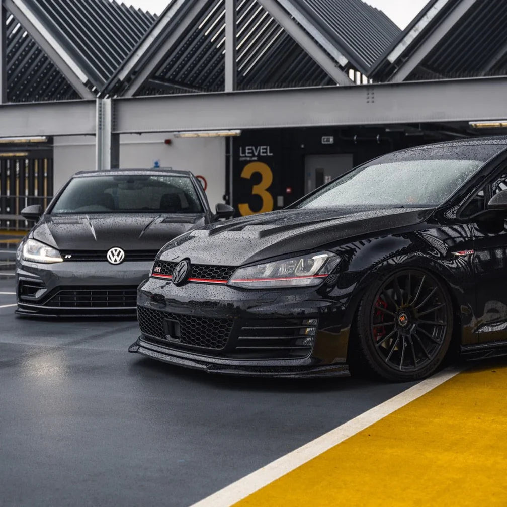 Zaero Design VW Golf GTI Mk7 EVO-1 Gloss Black Front Splitter