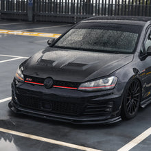 Load image into Gallery viewer, Zaero Design VW Golf GTI Mk7 EVO-1 Gloss Black Front Splitter