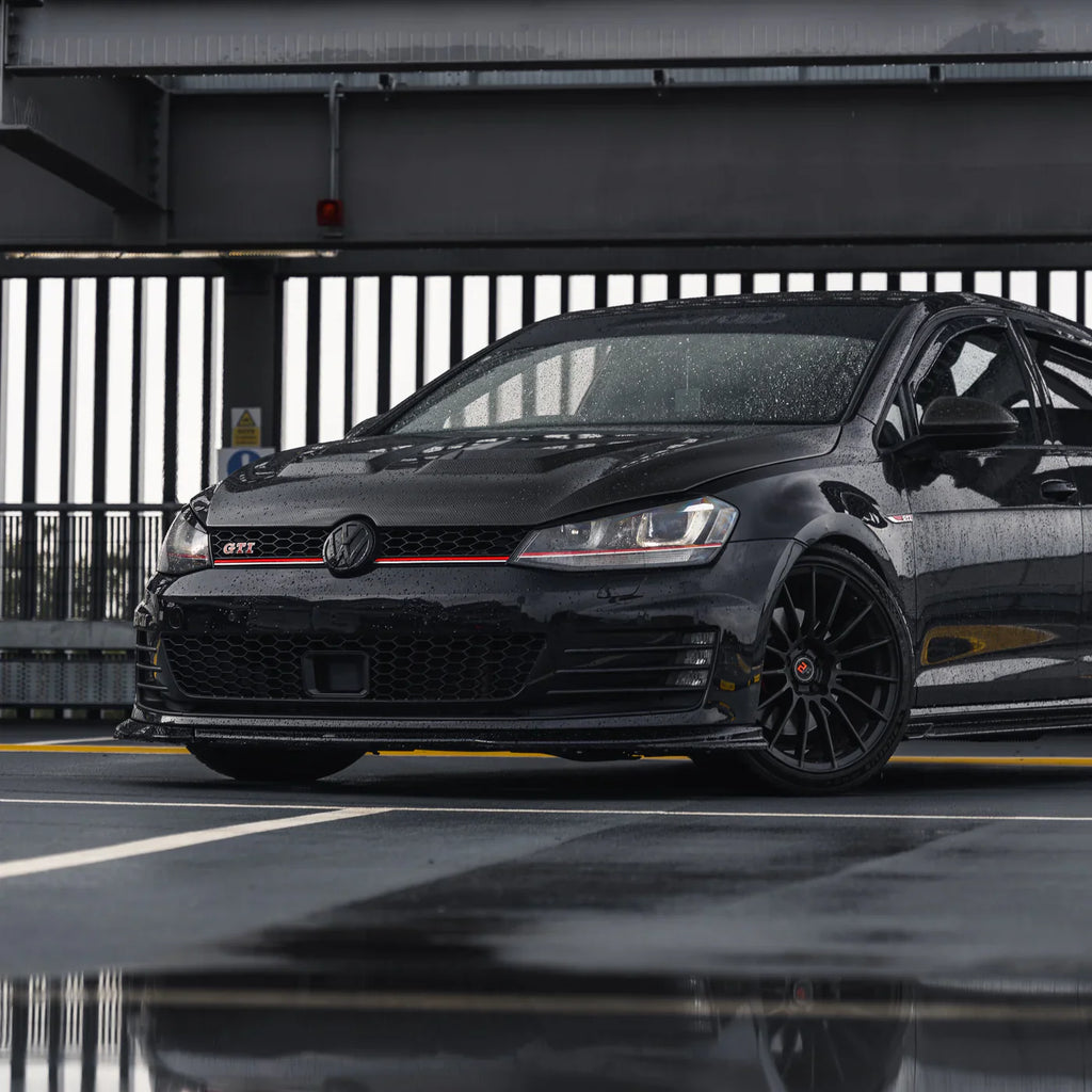 Zaero Design VW Golf GTI Mk7 EVO-1 Gloss Black Front Splitter