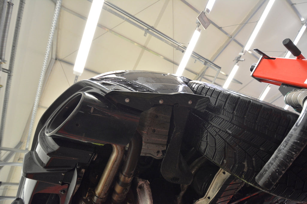 MAXTON DESIGN CARBON FIBER REAR SIDE SPLITTERS V.2 AUDI RS3 SEDAN 8Y (set for Maxton valance)