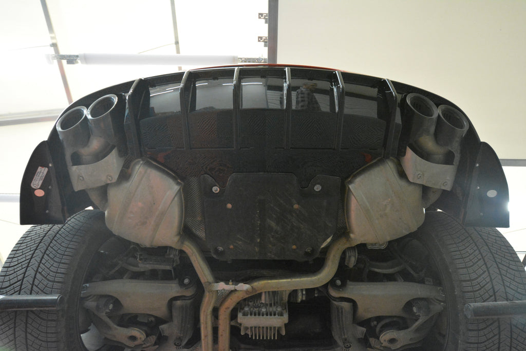 MAXTON DESIGN Rear Side Splitters V.2 Porsche Macan GTS / Sport Design Mk1 Facelift