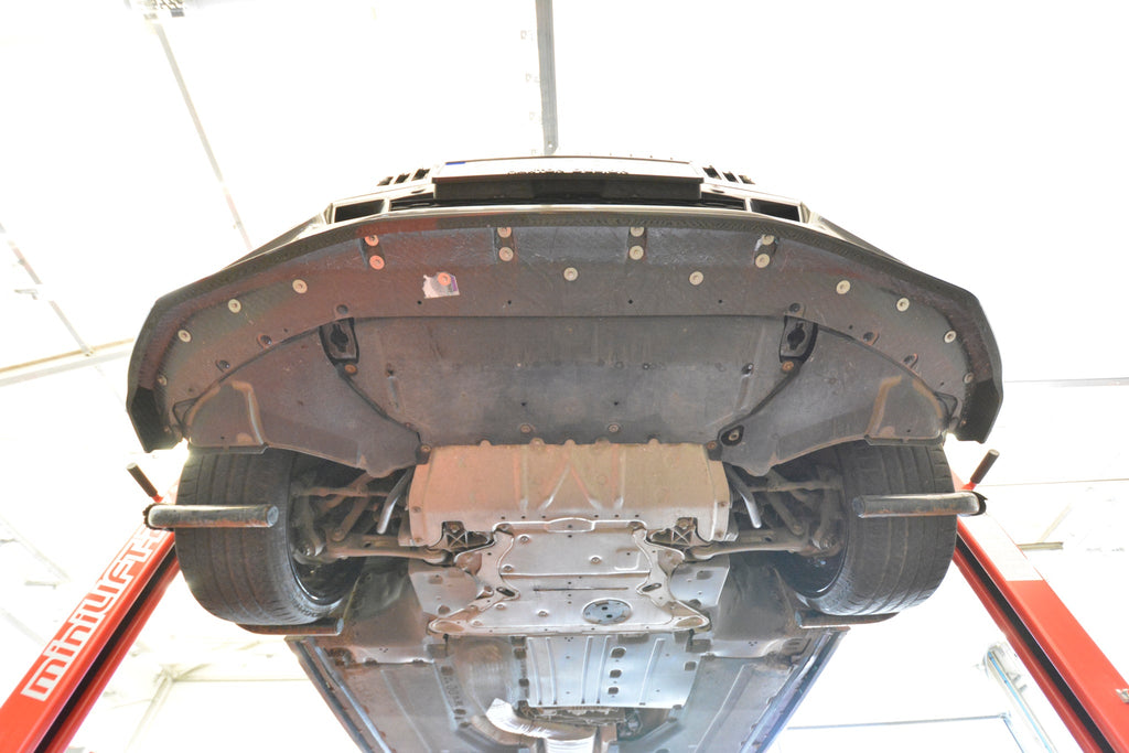 MAXTON DESIGN Carbon Fiber Front Splitter + ABS Splitter BMW 7 M-Pack G11 Facelift