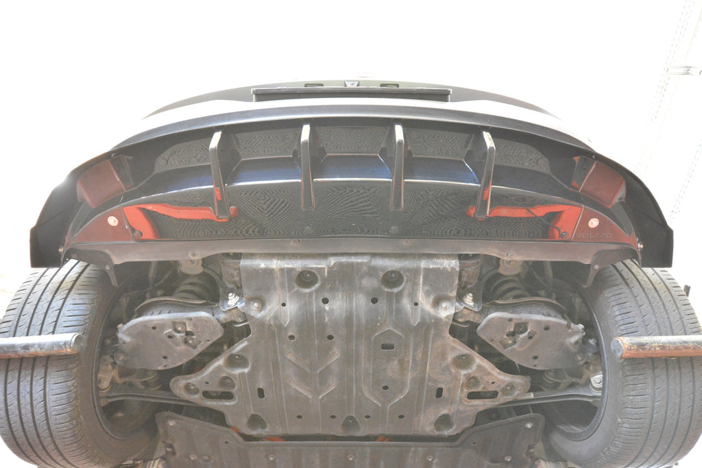 MAXTON DESIGN Rear Splitter (with vertical bars) Volvo EX30 Mk1