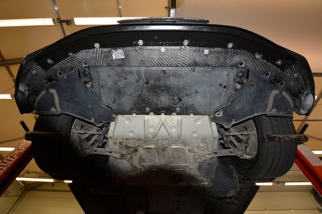 MAXTON DESIGN Carbon Fiber Front Splitter + ABS Splitter BMW 7 M-Pack G11 Facelift