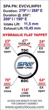 Load image into Gallery viewer, SPA Turbo VW 8V 279 / 268 turbo hydraulic tappets performance camshaft