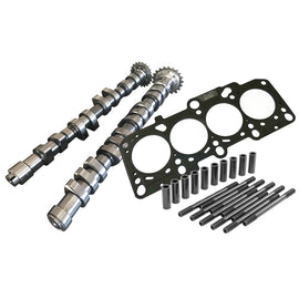 SPA Turbo 252 / 260 High Performance Camshaft set + Set FORGED HEAD STUDS + Decompression MLS head gasket For VW/AUDI 1.8L 20V