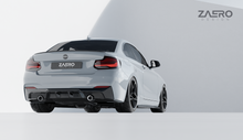 Load image into Gallery viewer, Zaero Design BMW M235i &amp; M240i F22 F23 EVO-1 Gloss Black Rear Diffuser