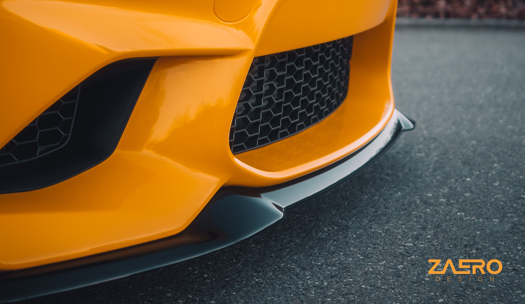 Zaero Design BMW M2 OG F87 EVO-S Gloss Black Front Splitter